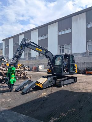 Ateşli tuğla çıkarma çelik çöp temizleme yıkım robotu